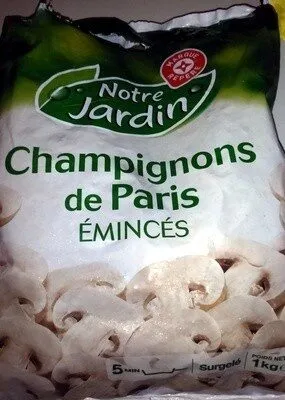 Champignons émincés surgelés