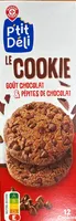 Le cookie goût chocolat et pépite de chocolat