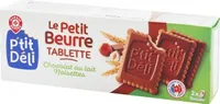 Petits beurres chocolat au lait aux noisettes