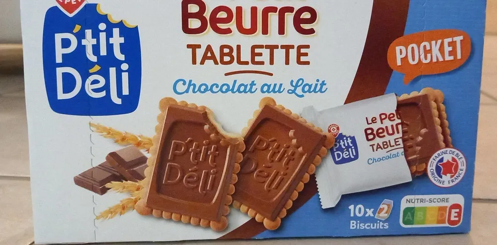 Le petit beurre tablette chocolat au lait
