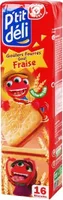 Goûters fourrés carrés fraise x 16