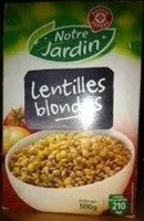 Lentilles blondes