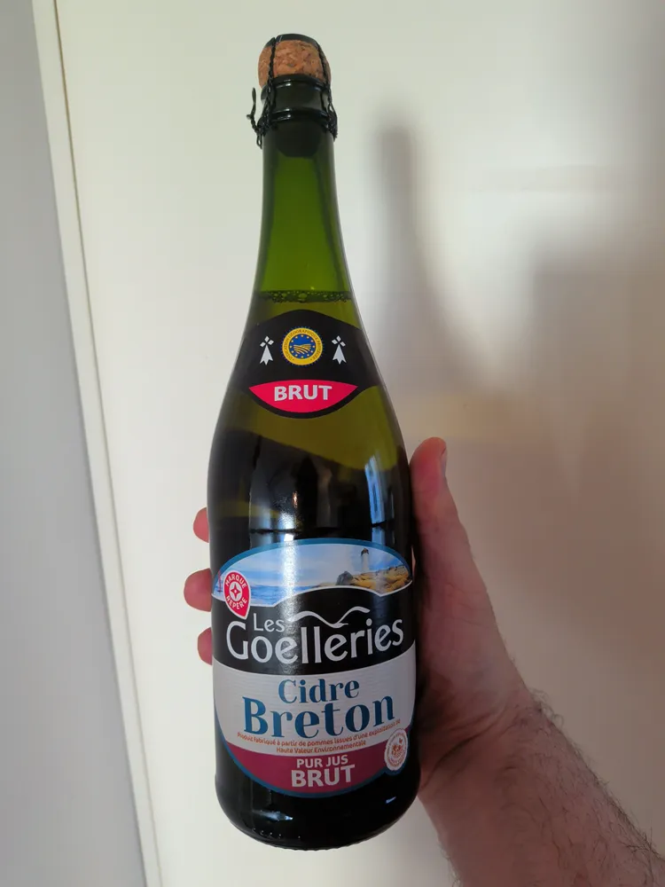 Cidre bouché breton brut 5 %