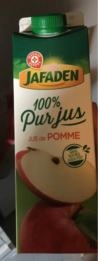 Jus de Pomme 100 % pur jus