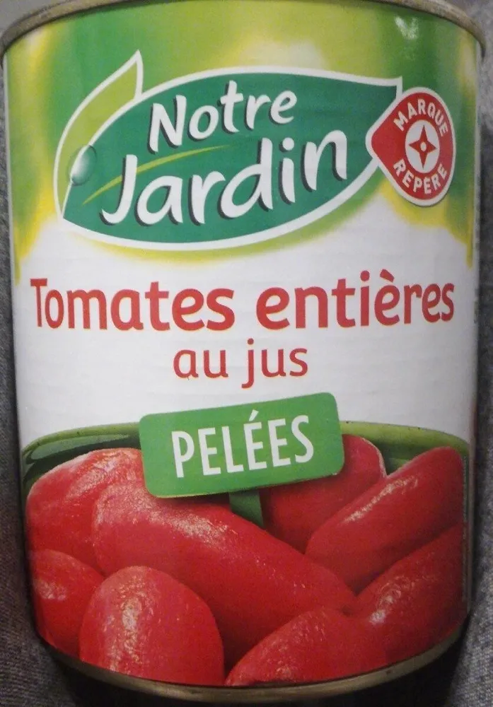 Tomates entières pelées