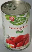 Tomates entières pelées au jus