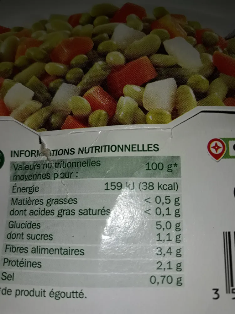 Macédoine de légumes