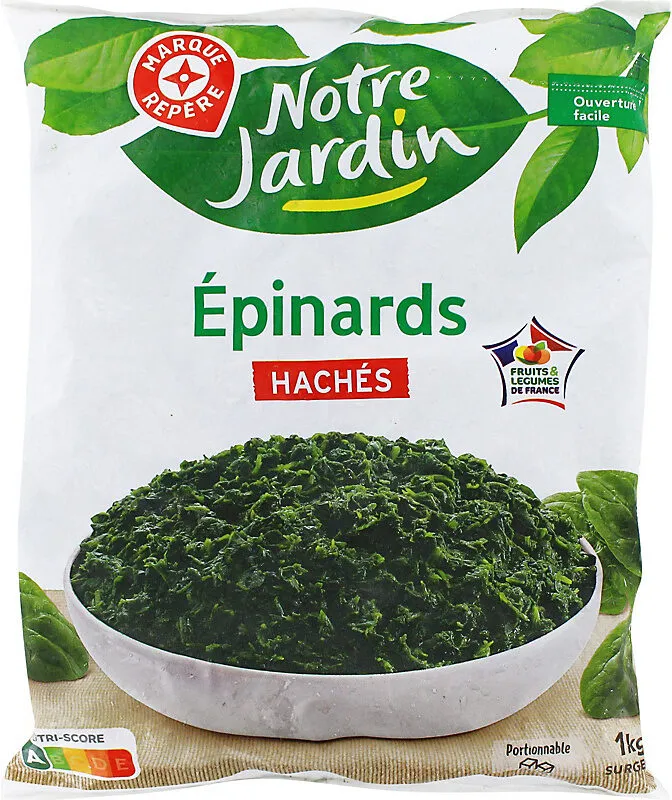 Epinards hâchés