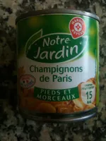 Marque Repère - Notre Jardin - Champignons de Paris (Pieds et Morceaux)