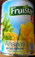 Ananas tranches brisées jus naturel