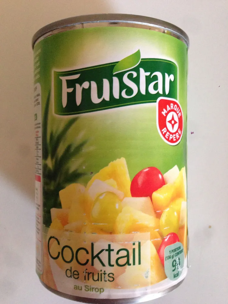 Cocktail fruits sirop bte 1/2
