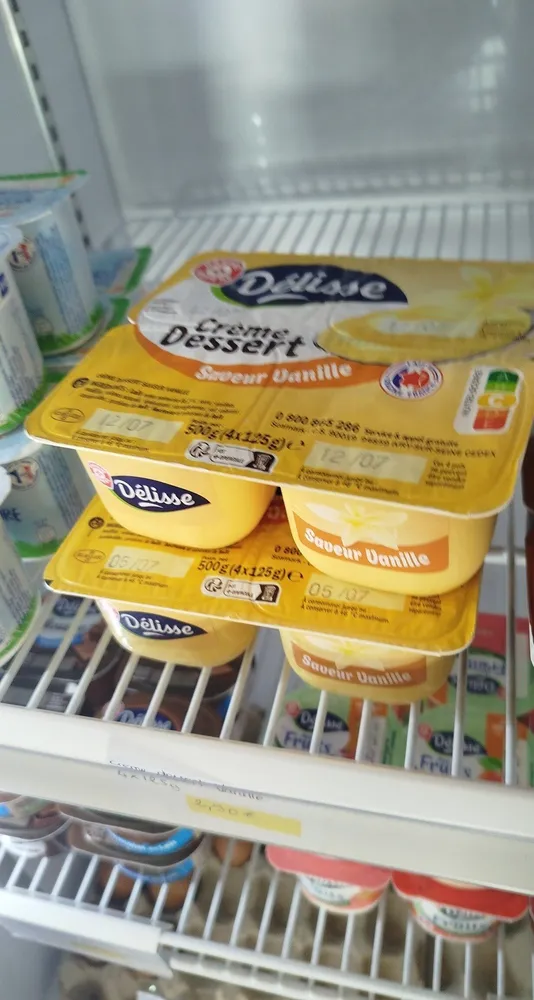 Crème dessert à la vanille