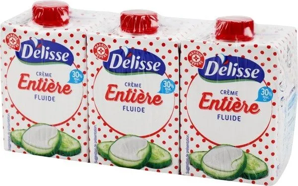 Crème entière fluide