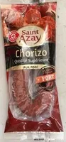 Chorizo Saint Azay fort Pur porc piment d'Espagne