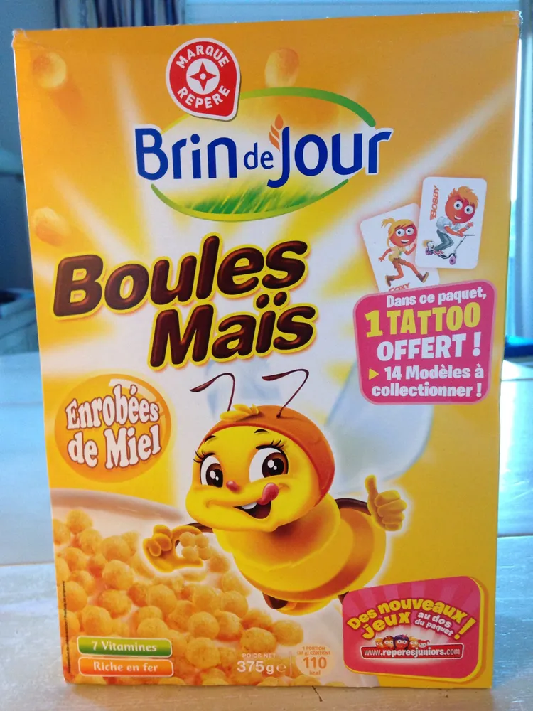 Brin de Jour - Boules maïs enrobées de miel