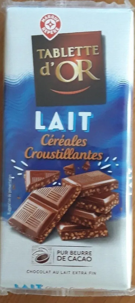 Chocolat au lait et au riz