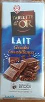 Chocolat au lait et au riz