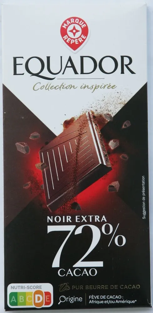 Chocolat noir 72% cacao