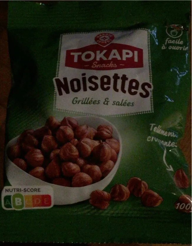 Noisettes grillées salées