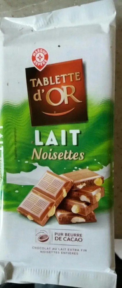 Chocolat Lait Noisettes