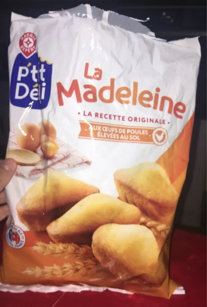 Madeleines aux oeufs frais
