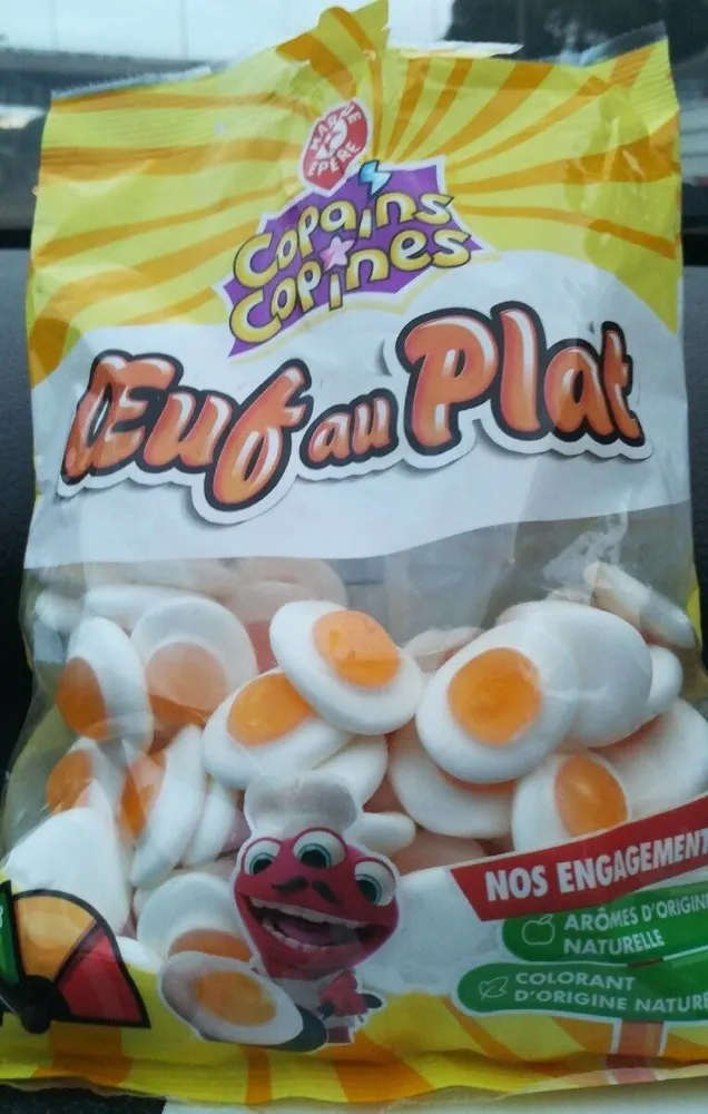 Gélifiés oeufs sur le plat