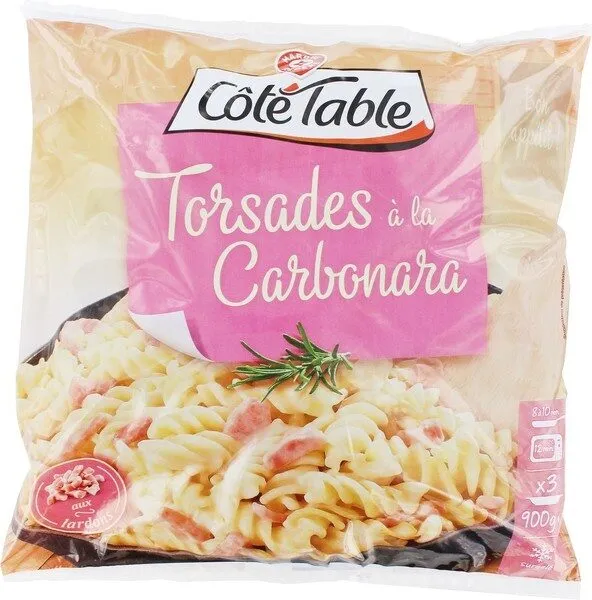 Torsades à la carbonara