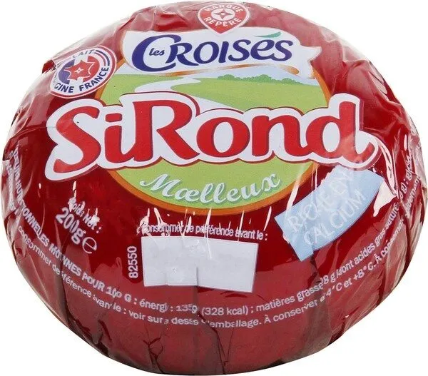 Fromage rond sous cire 28%