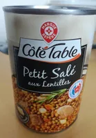 Petit salé aux lentilles
