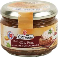 Confit de foie de porc fine champagne