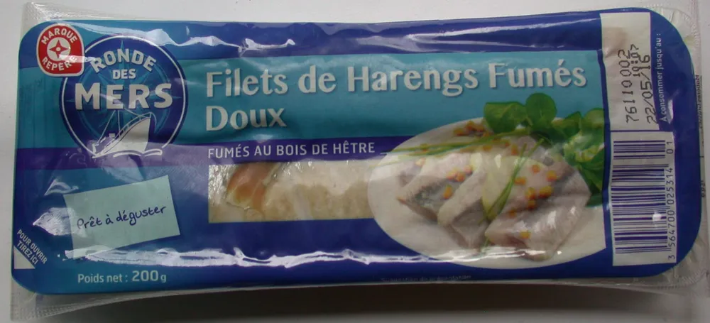 Ronde des Mers - Filets de harengs fumés doux fumés au bois de hêtre