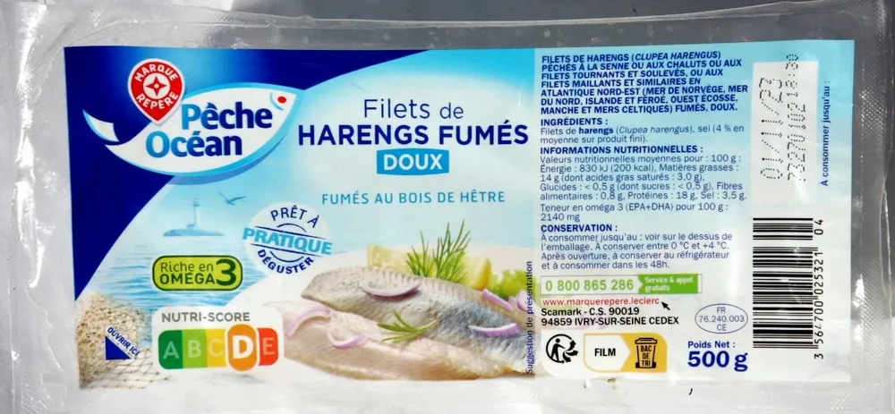 Filets de Hareng Ronde des Mers Doux sachet