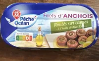 Filets d'anchois câpres