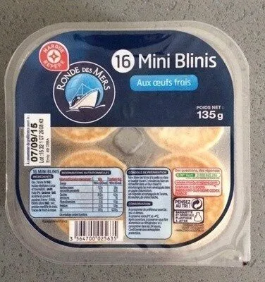 16 mini blinis - Apéritif