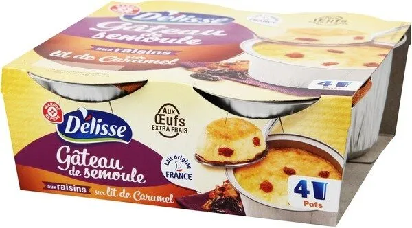 Gâteau Semoule Raisins🍇