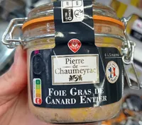 Foie gras canard entier bocal