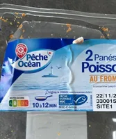 Poisson panés fromage