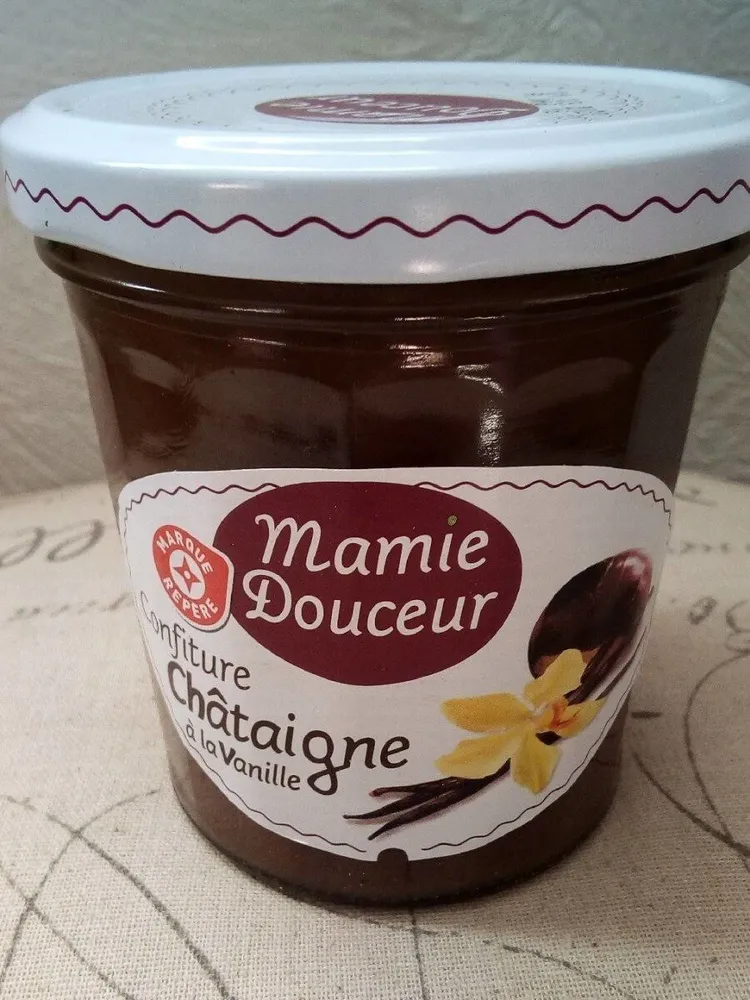 Confiture châtaigne/vanille