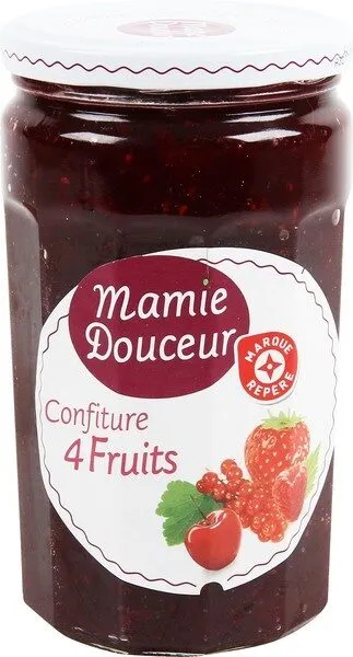 Confiture 4 fruits rouges