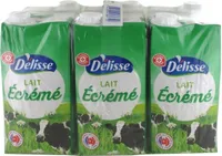 Lait écrémé brique