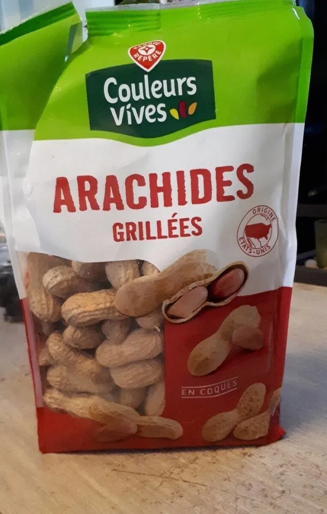 Arachides coques grillées