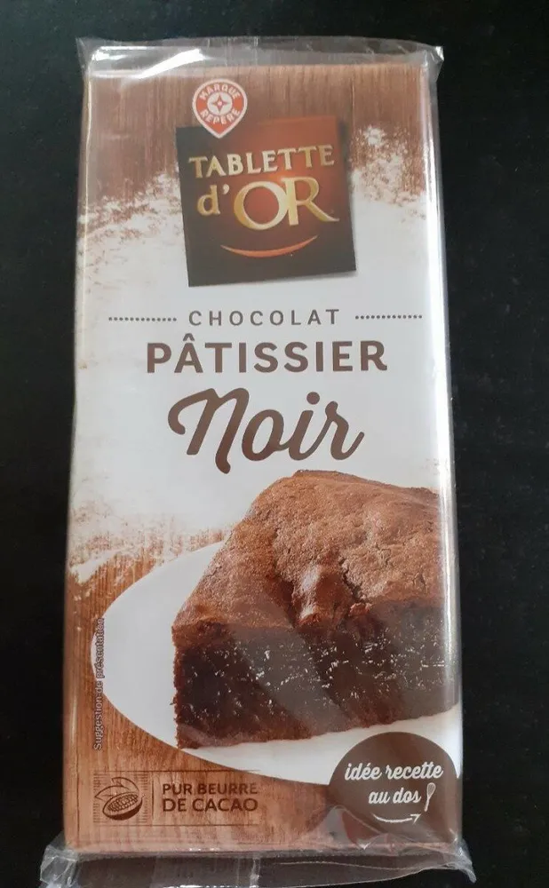 Chocolat pâtissier noir