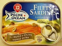 Filets de sardines à l'huile d'olive vierge extra