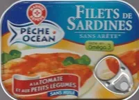 Filets de Sardines à la Tomate et aux petits légumes