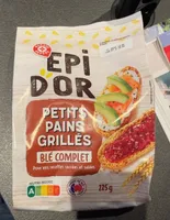 Petits Pains Grillés Au blé complet