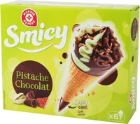 Cônes pistache chocolat x 6