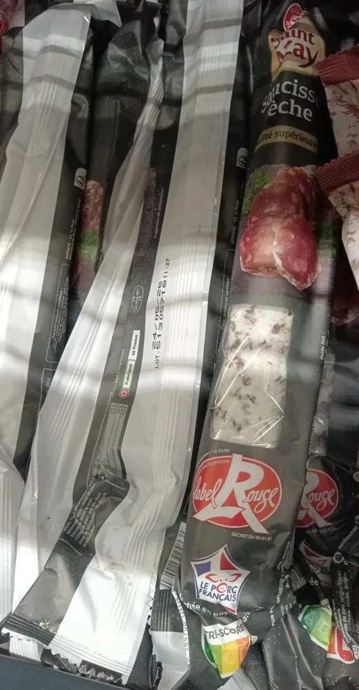 Saucisse sèche label rouge