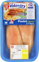 Filets de poulet jaune certifié x 2