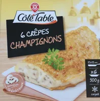 6 crêpes champignons