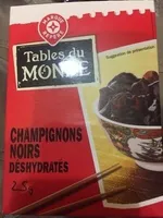 Champignons noirs déshydratés